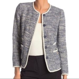 Rebecca Taylor Blue BoucleTweed Blazer